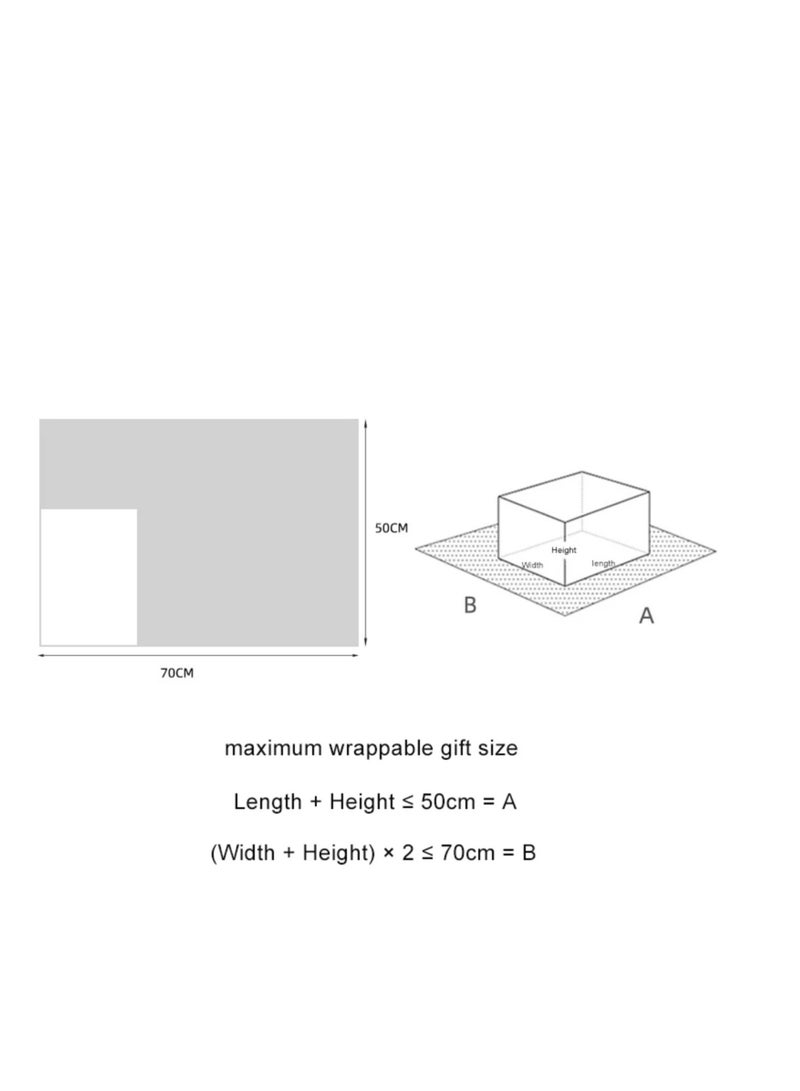 10 sheets New Ramadan Eid Birthday Gift Wrapping Paper Flower Package Paper with Golden Love Pattern - Image 5