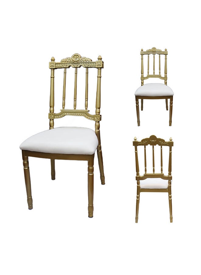 Luxury Armless Dining Chair Gold and White - pzsku/Z1E2288E6DBD89F188C75Z/45/_/1679489994/4a8c5b06-b243-4195-ac79-cec589135758