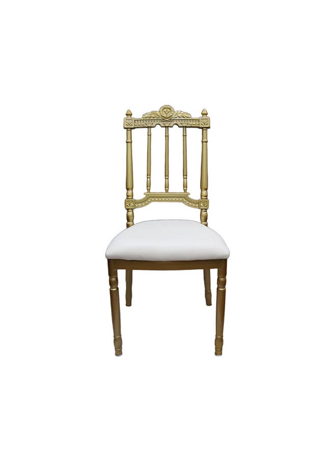 Luxury Armless Dining Chair Gold and White - pzsku/Z1E2288E6DBD89F188C75Z/45/_/1679489994/753072f2-7806-480a-a6fa-2050c921ec6c