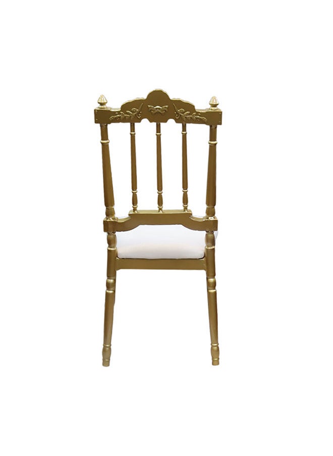 Luxury Armless Dining Chair Gold and White - pzsku/Z1E2288E6DBD89F188C75Z/45/_/1679489995/2dc09cdd-77b9-44a2-b35e-3d2e16c72ed2