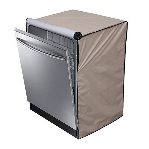 Wings Star Dishwasher Cover for Siemens Sn26L801In Free-Standing 12 Place Settings Dishwasher - Waterproof & Dustproof Cover Beige - Image 1