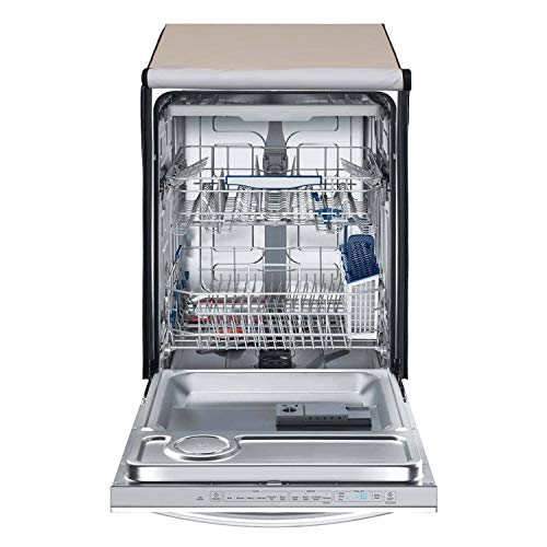 Wings Star Dishwasher Cover for Siemens Sn26L801In Free-Standing 12 Place Settings Dishwasher - Waterproof & Dustproof Cover Beige - Image 2