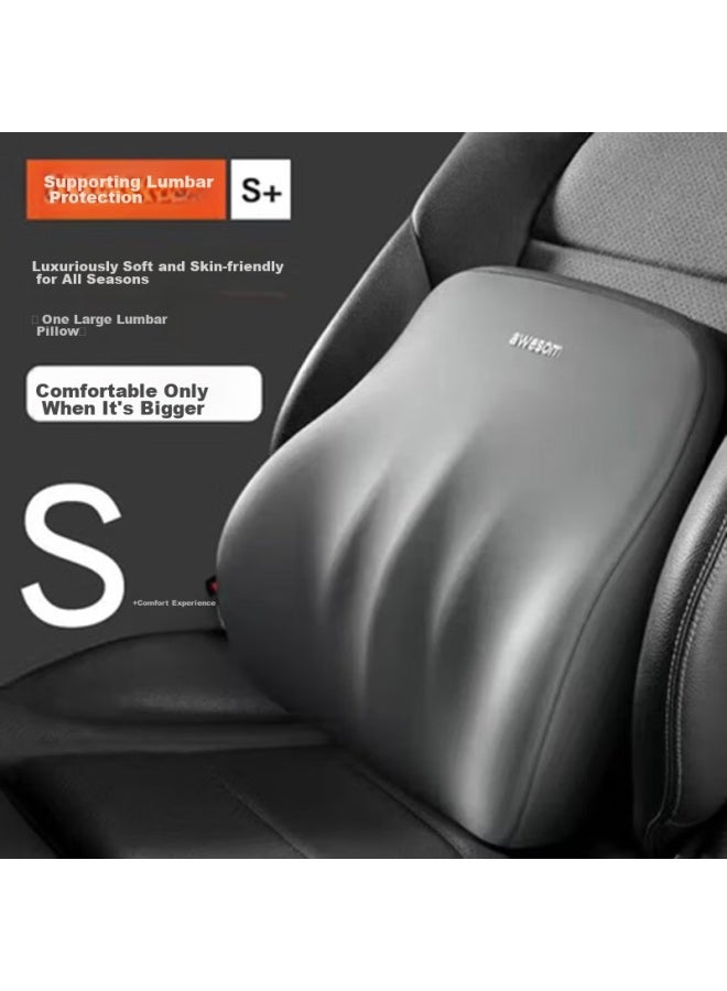 Ornaments Huashi Car Lumbar Support Cushion, Seat Backrest, Car Waist Pillow, Driving Seat Lumbar Support, Waist Support, Car Waist Cushion - Image 1