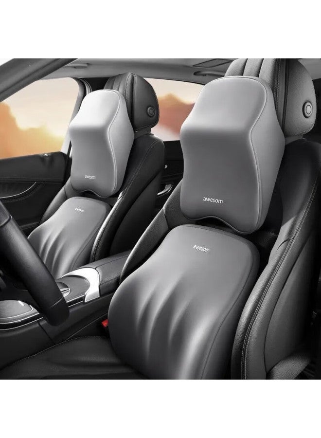 Ornaments Huashi Car Lumbar Support Cushion, Seat Backrest, Car Waist Pillow, Driving Seat Lumbar Support, Waist Support, Car Waist Cushion - Image 3
