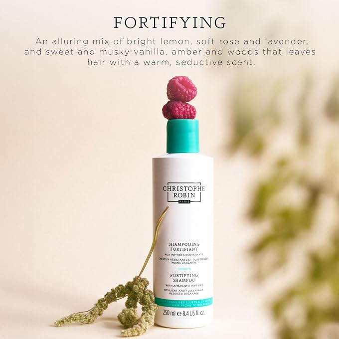 Christophe Robin Fortifying Shampoo with Amaranth Peptides 250 ml - Image 2