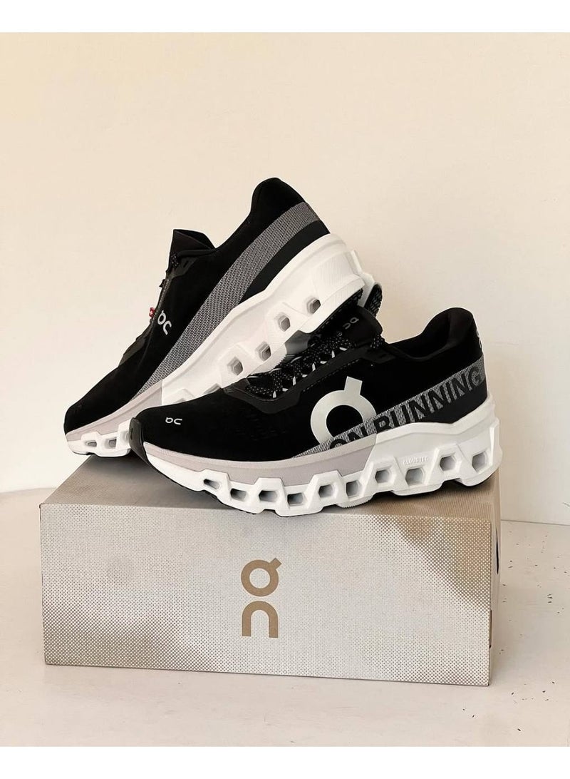 On Running cloudmonster 2 Sneakers - Black/ White sole - Image 1
