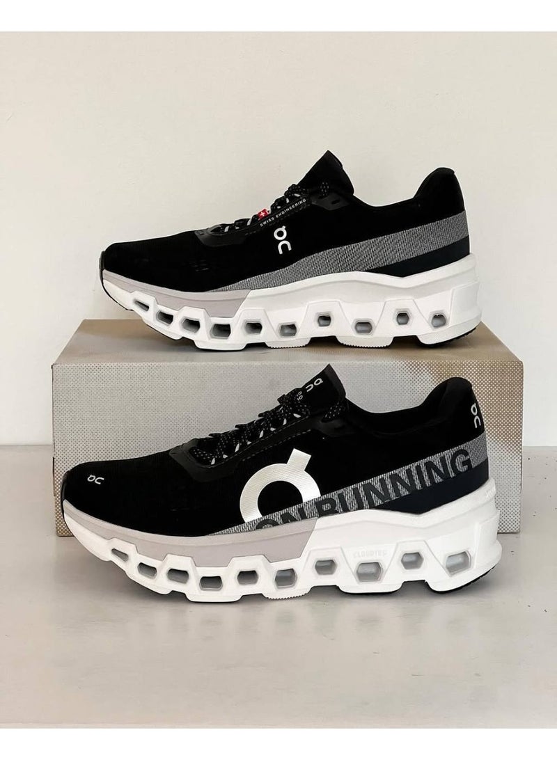 On Running cloudmonster 2 Sneakers - Black/ White sole - Image 2