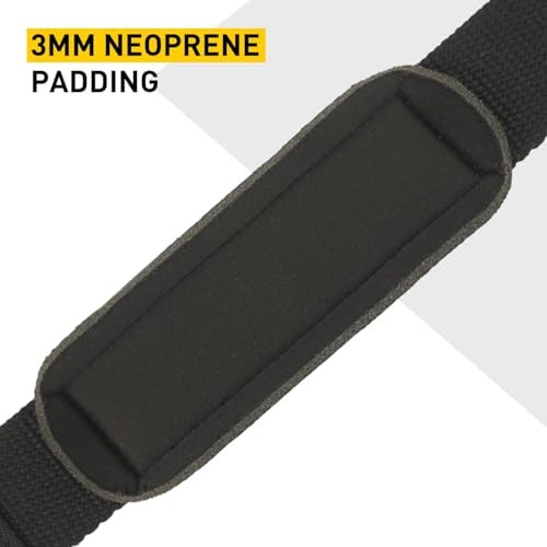 FITPUT Premium Black Wrist Support Straps for Weight Lifting Non Slip Strong Hand Grip for Gym Powerlifting Wrist Support Wraps for Deadlifts Wrist Support for Gym Workout Wrist Brace for Men Fitness - Image 3
