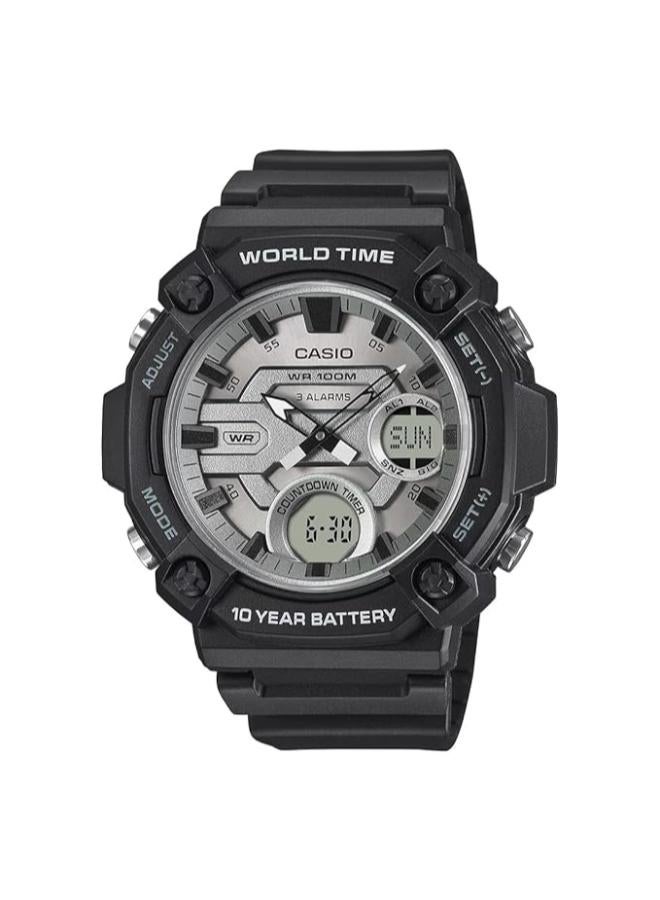 كاسيو ساعة راتنجية تناظرية ورقمية AEQ-120W-7AVDF - Image 1