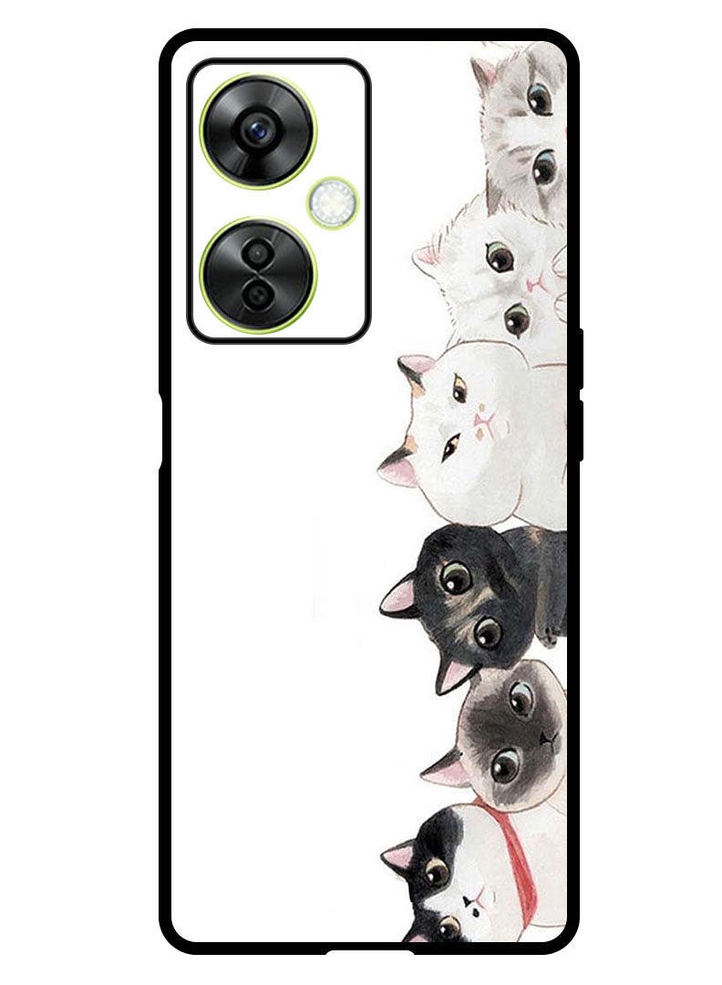 Theodor Protective Case Anti Scratch Shock Proof Bumper Cover For OnePlus Nord CE 3 Lite Cute Cats - Image 1