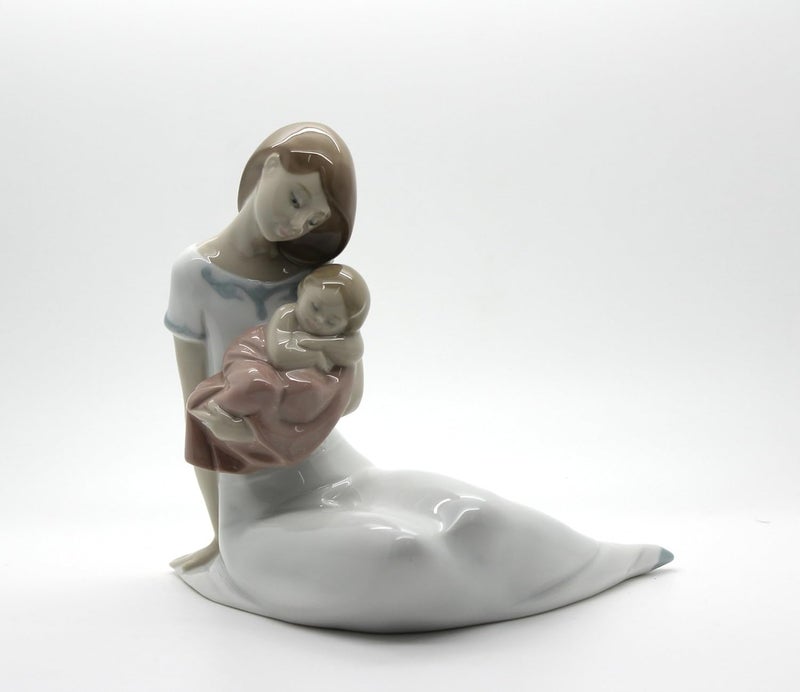 NAO Light of My Days Girl Porcelain Mother Figure - Image 3