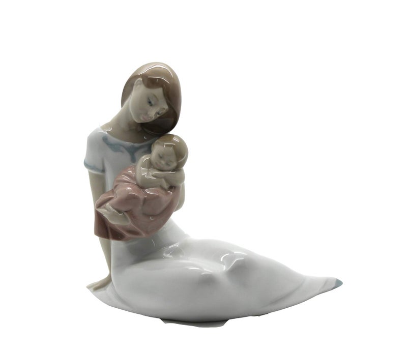 NAO Light of My Days Girl Porcelain Mother Figure - Image 1