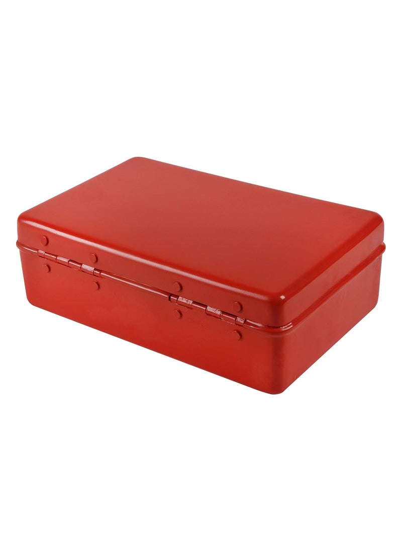 Jayco JAYCO Aluminum Empty Tool Storage Box 25 cm x 17 cm x 8 cm Red  - Image 2