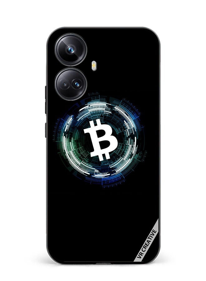 VR CREATIVE Protective Case Cover For Realme 10 Pro Plus Bitcoin Design Multicolour - Image 1