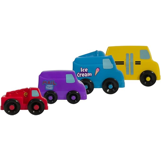 COCOMELON 5060573543729 STACKING VEHICLES, MULTICOLOUR - Image 5