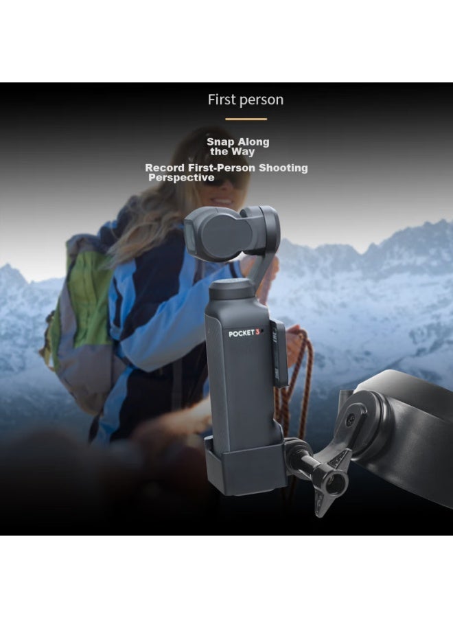 Odd Leaves Qiye Head Strap Mount Bracket Base For Dji Pocket 3 Gimbal Camera Accessory, Compatible With Lingmou 3 Accessory Osmo First Vision Shooting - Image 2