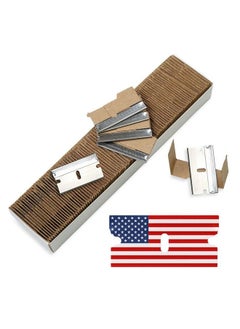 Single Edge Industrial Razor Blades 100% Made In Usa Heavy Duty Straight Edge Razors Box & Carton Cutter Replacement Blades Glass & Paint Scraper Razor Blades (Box Of 100) - pzsku/Z1E2354F9D2104CD7879DZ/45/_/1677912712/a8496b0c-8f61-4737-a54f-d1dadb3384b6