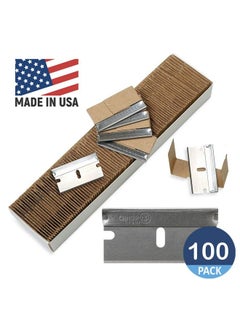 Single Edge Industrial Razor Blades 100% Made In Usa Heavy Duty Straight Edge Razors Box & Carton Cutter Replacement Blades Glass & Paint Scraper Razor Blades (Box Of 100) - pzsku/Z1E2354F9D2104CD7879DZ/45/_/1677912725/eab7aad4-a140-4b4d-b7a8-1665529aec11