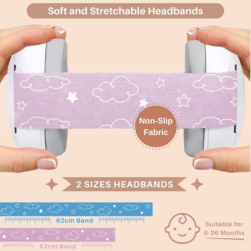 Kiddieware Baby Noise Cancelling Headphones - Soundproof Ear Muffs for Sleep 0-24 Months - Image 3