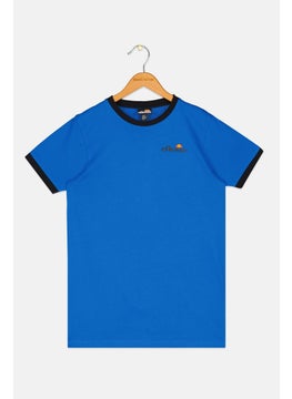 Kids Boy Sportswear Fit Outdoor T Shirt, Blue Combo