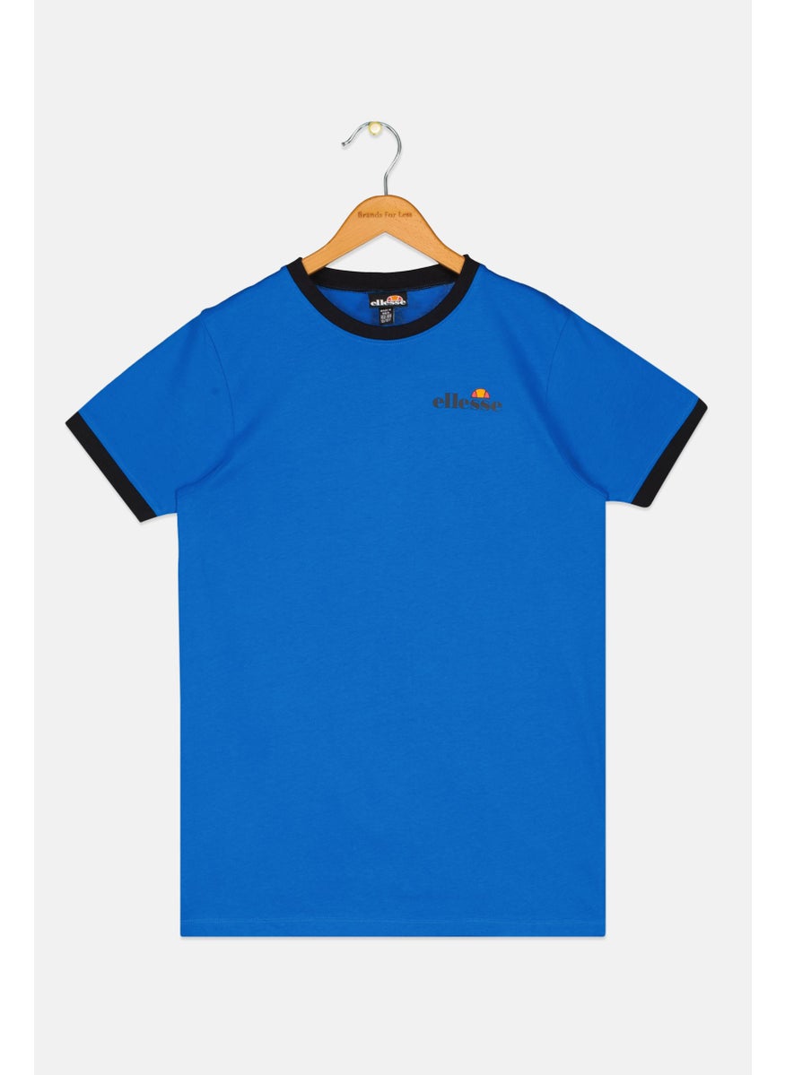 Ellesse - Kids Boy Sportswear Fit Outdoor T Shirt, Blue Combo - Image 1