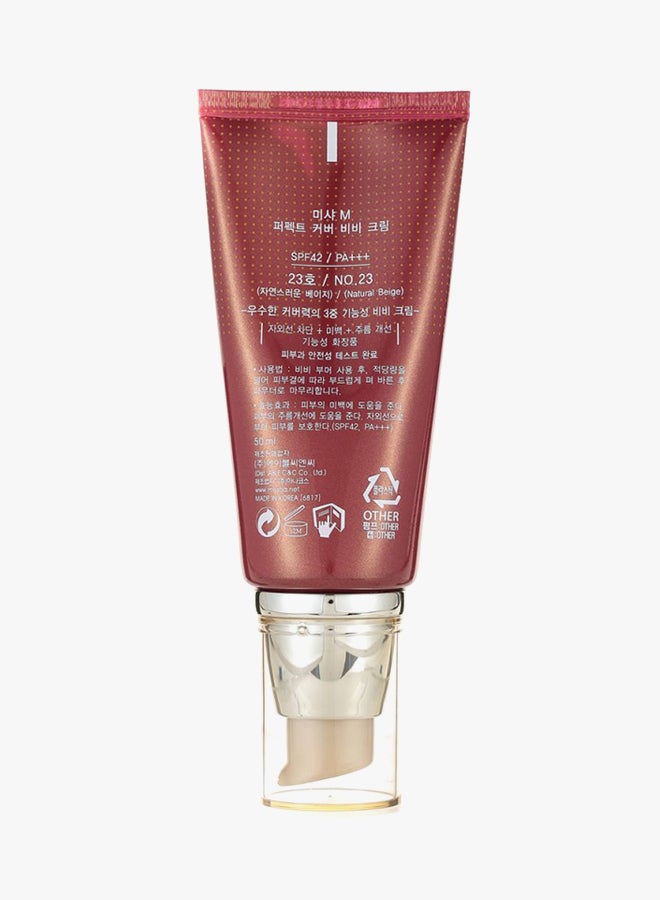 ميشا كريم بي بي يوفر تغطية مثالية SPF42/PA+++ رقم 23 بيج - Image 2