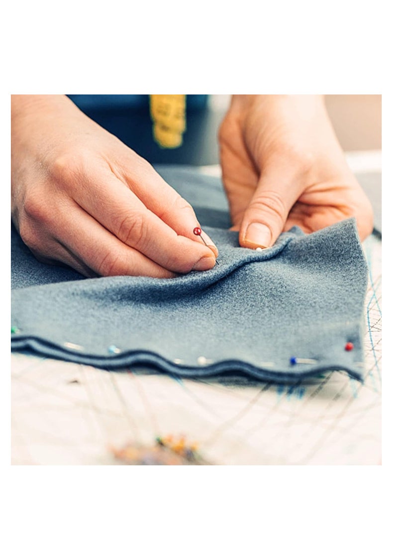 Premify Glass Head Pins Sewing Pins Multicolor Straight Quilting Pins For Dressmaking Crafting Fabric And Jewelry Components, 1.5 Inch (100 pcs) - Image 4