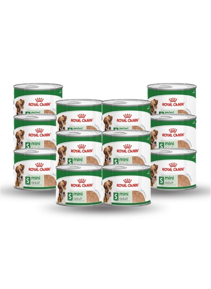 رويال كانين طعام رطب للكلاب البالغة من رويال كانين سايز هيلث نيوتريشن ميني، 12 × 195 جم - Image 1