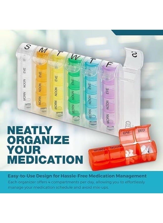 7 Day Pill Organizer Multicolour - Image 2