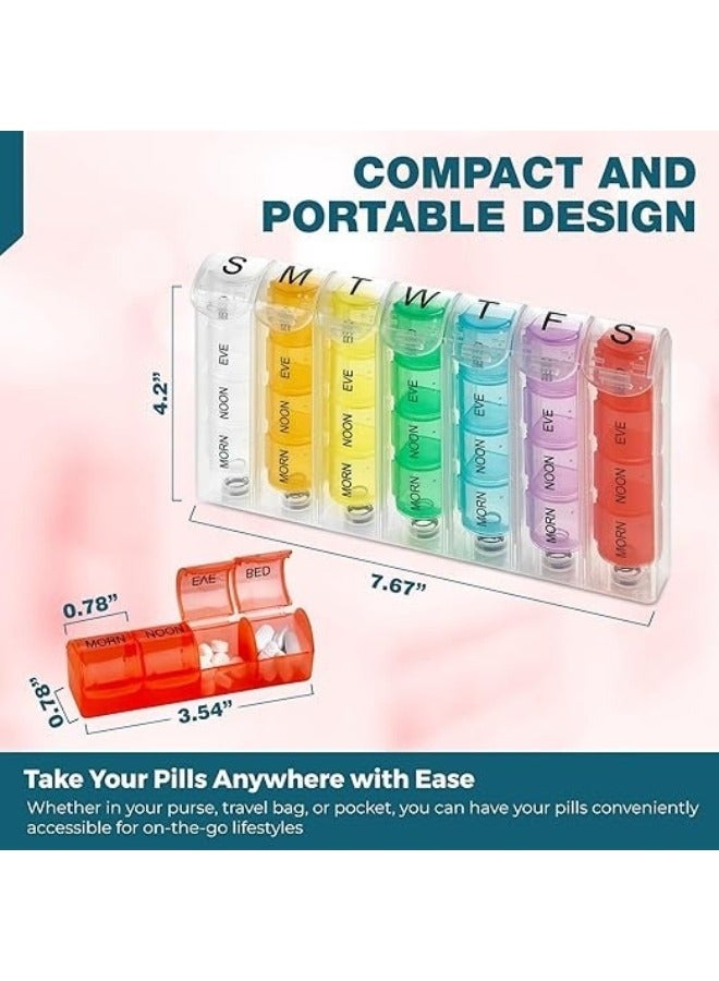 7 Day Pill Organizer Multicolour - Image 5