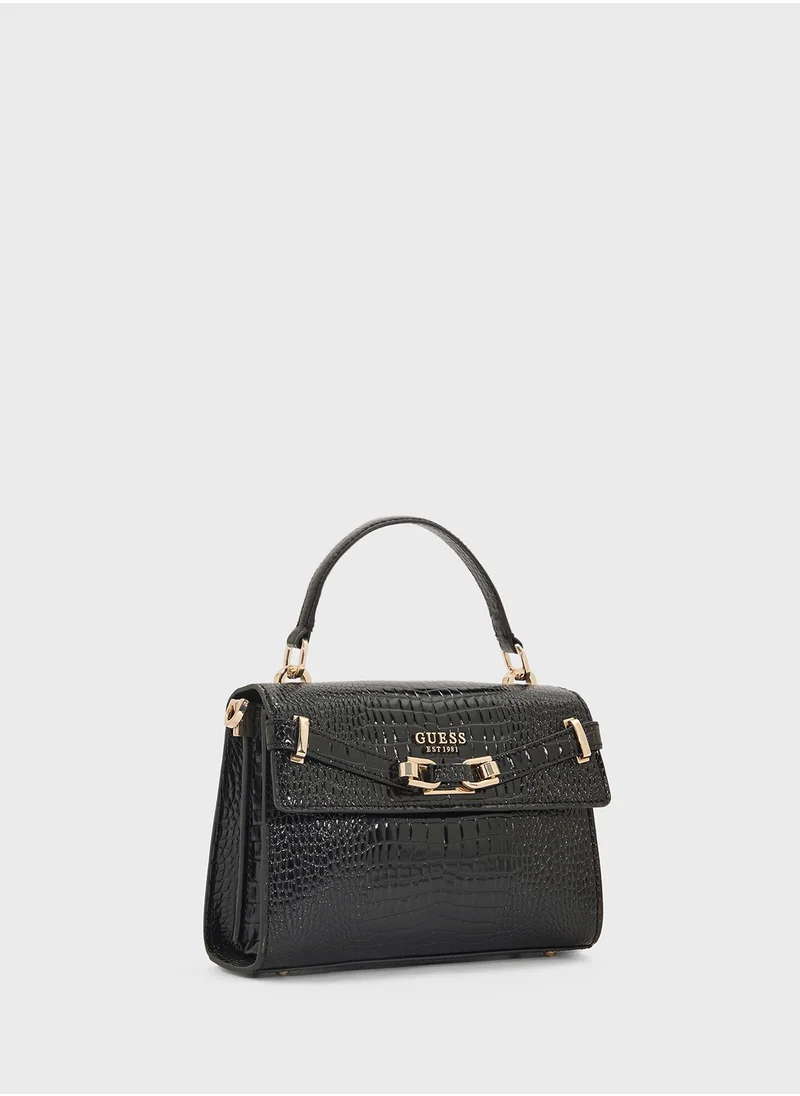 GUESS Silvye Top Handle Flap