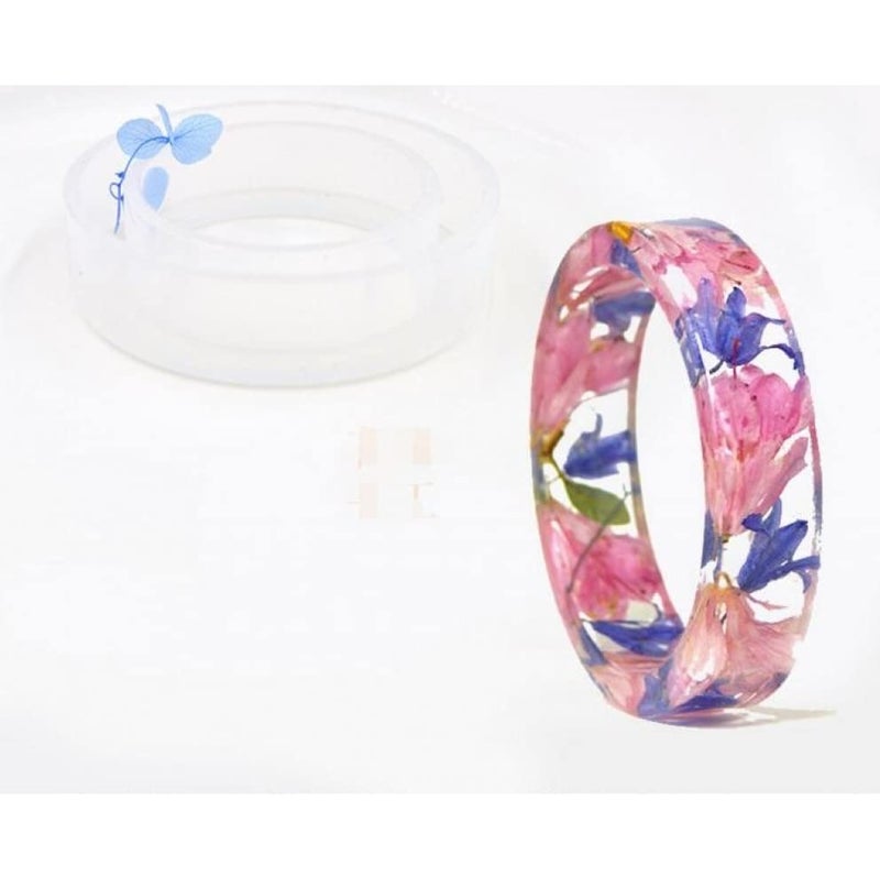 R H LIFESTYLE DIY Silicone Resin Bracelet Casting Mold (Bangle Mould - Set of 4PCS) SM4433 - Image 2