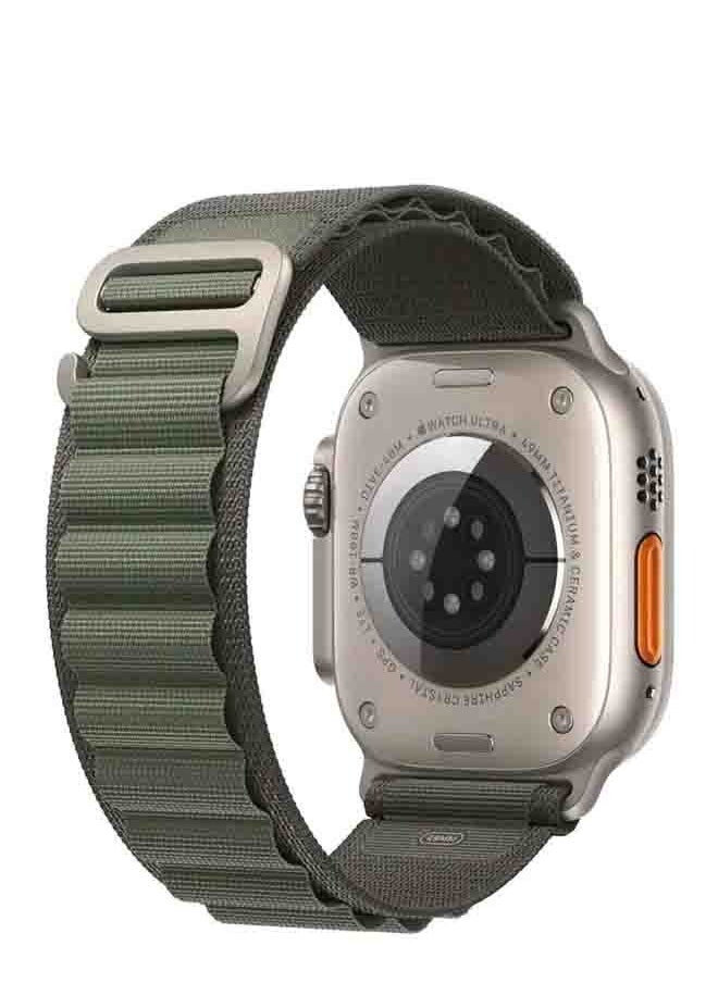 PROVENGE - Replacement Alpine Loop Band Designed For Apple Watch Band 38mm/40mm/41mm Nylon Woven Sport Strap Compatible with iWatch Series 8/7/SE/6/5/4/3/2/1 Adjustable Strap Green - Image 1