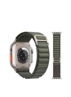 PROVENGE Replacement Alpine Loop Band Designed For Apple Watch Band 38mm/40mm/41mm Nylon Woven Sport Strap Compatible with iWatch Series 8/7/SE/6/5/4/3/2/1 Adjustable Strap Green  - Image 2