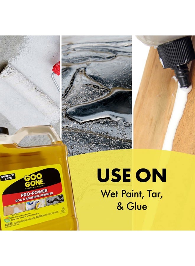 Goo Gone Pro-Power - 32 Ounce 2 Pack - Professional Strength Adhesive Remover, Removes Stickers, Tape, Grease and More - Image 4
