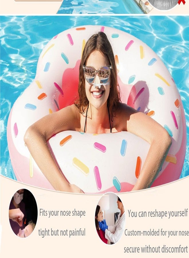 CMRCOYO Swimming Nose Clip Swim Nose Plugs with Soft Silicone Gel nose plugs for swimming Adults(One piece set) - Image 5