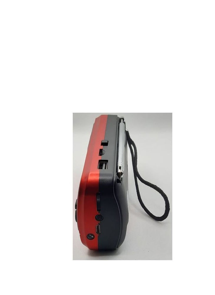 ماركة غير محددة - راديو بلوتوث FM - USB - ذاكرة - أحمر - Image 1
