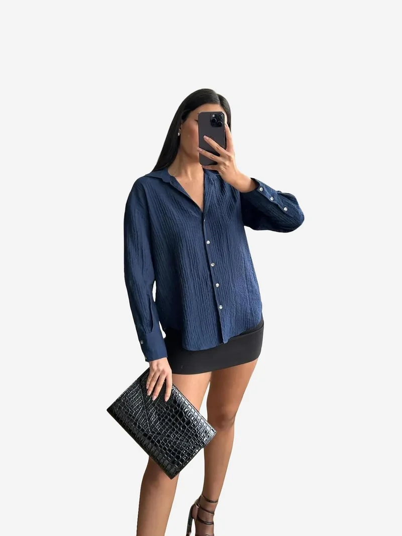 ميكسراي قميص ميكسراي بأكمام طويلة