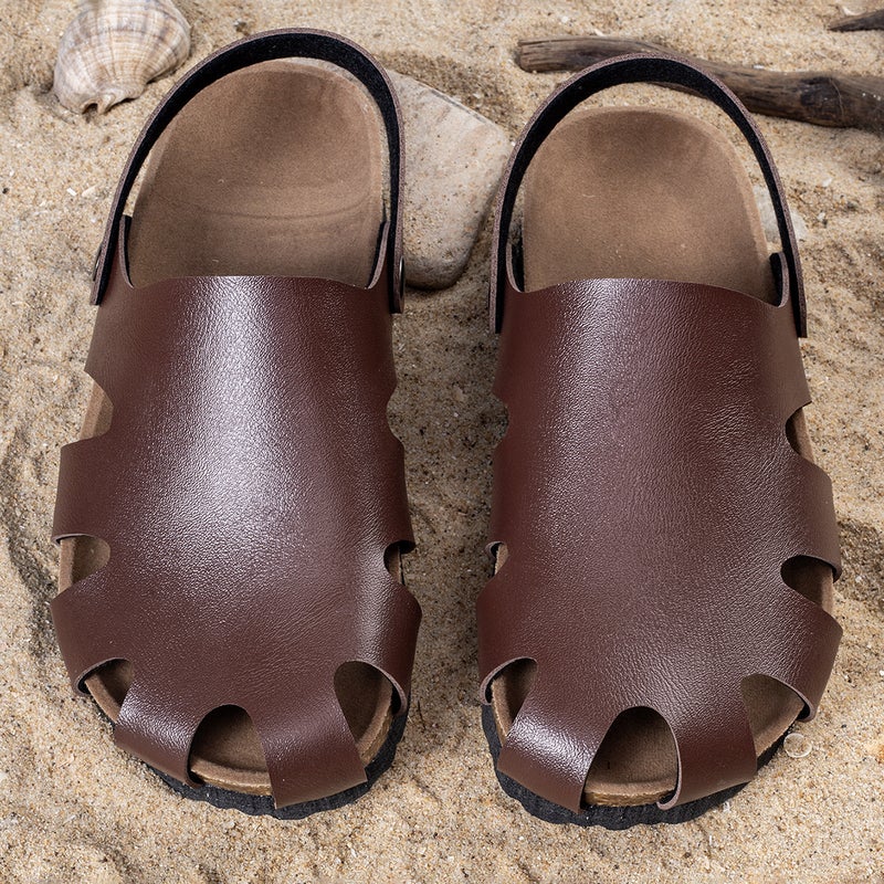 Children'S Sandals Outer Wear Dual-Use Birkenstock Trendy Soft-Soled Casual Sandals And Slippers For The Beach - Image 1