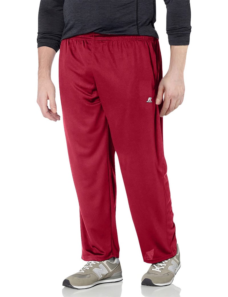 Russell Athletic Mens Big Tall DriPower Pant Burgundy LT
