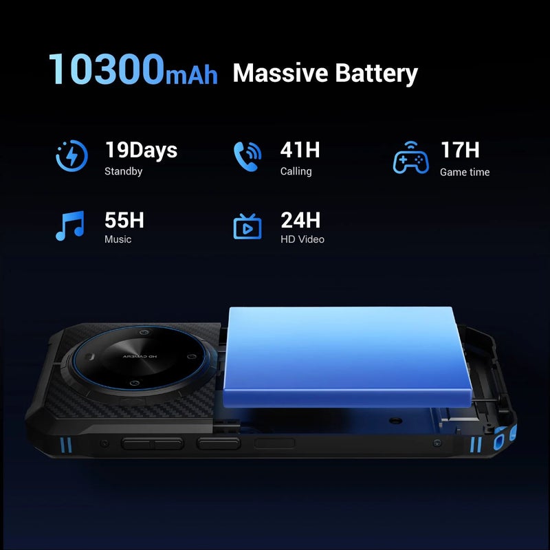 فوسيبوت هاتف ذكي fossibot F105 - أزرق - Image 3