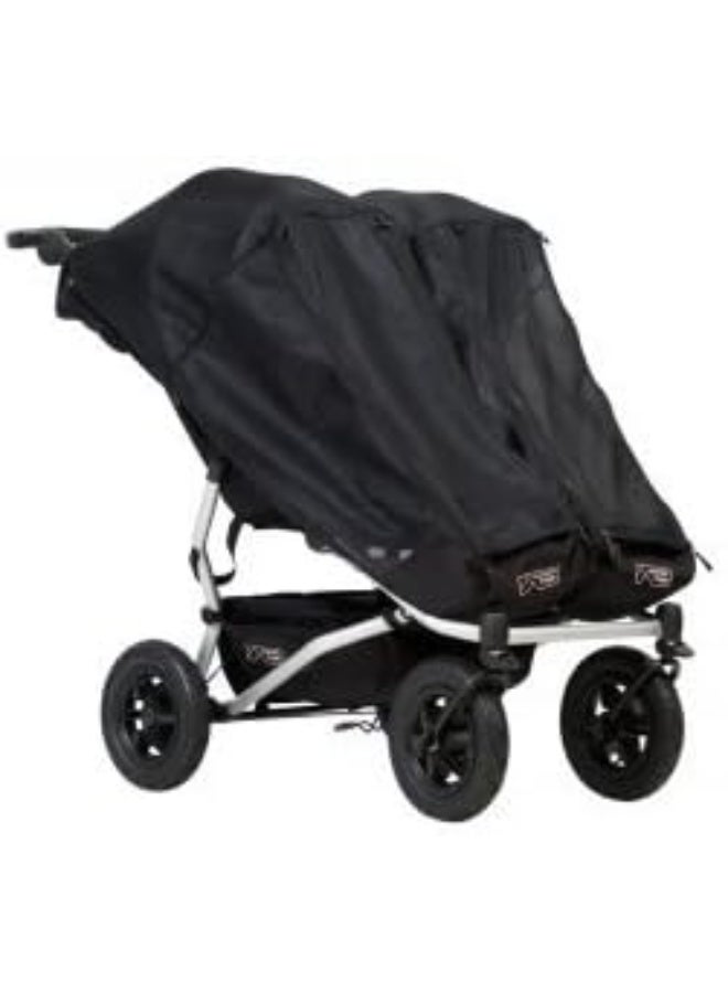 Mountain Buggy Duet Double Cover, Mesh, Black - Image 2