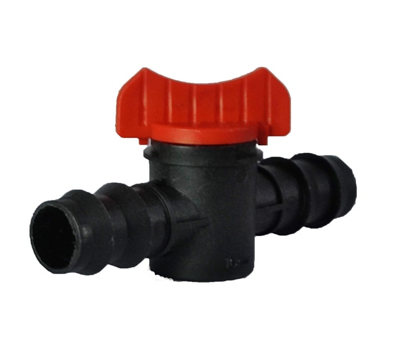Pinolex® Drip Irrigation Accessories 16mm Pipe Fittings - Straight Connector with Tap (10 pcs) - Image 4