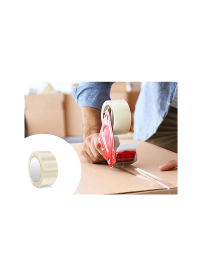 PROMASS Clear Packing Tape 2 Inches x 50 Yards – Strong Heavy Duty Packaging Tape for Sealing Parcel Boxes, Moving Boxes, Large Postal Bags, and Office Supplies (1 Roll) - Image 5