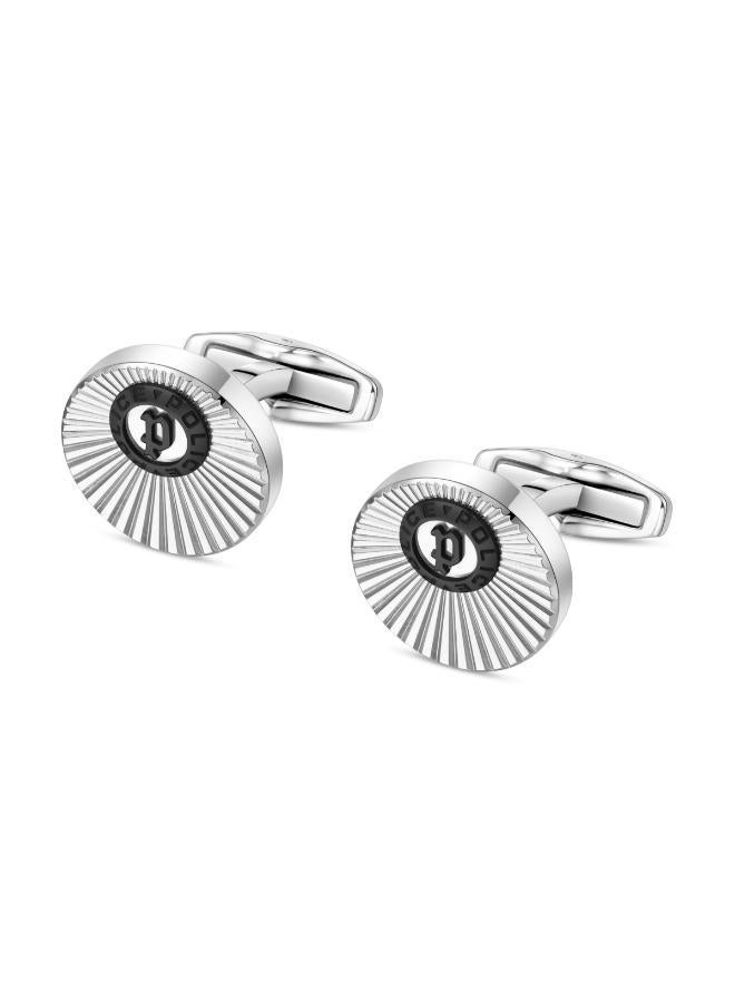 POLICE RADIANT LOGO CUFFLINKS - Image 3
