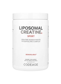 Codeage Codeage, Liposomal Creatine Sport, Monohydrate Phospholipid Complex Powder, Unflavored, 5,000 mg , 1 lb (455 g)  - Image 1