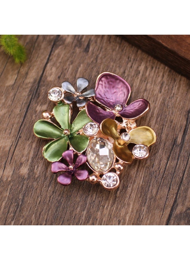 KUYING Enamel Geometric Fashionable And Creative High-end Brooch 