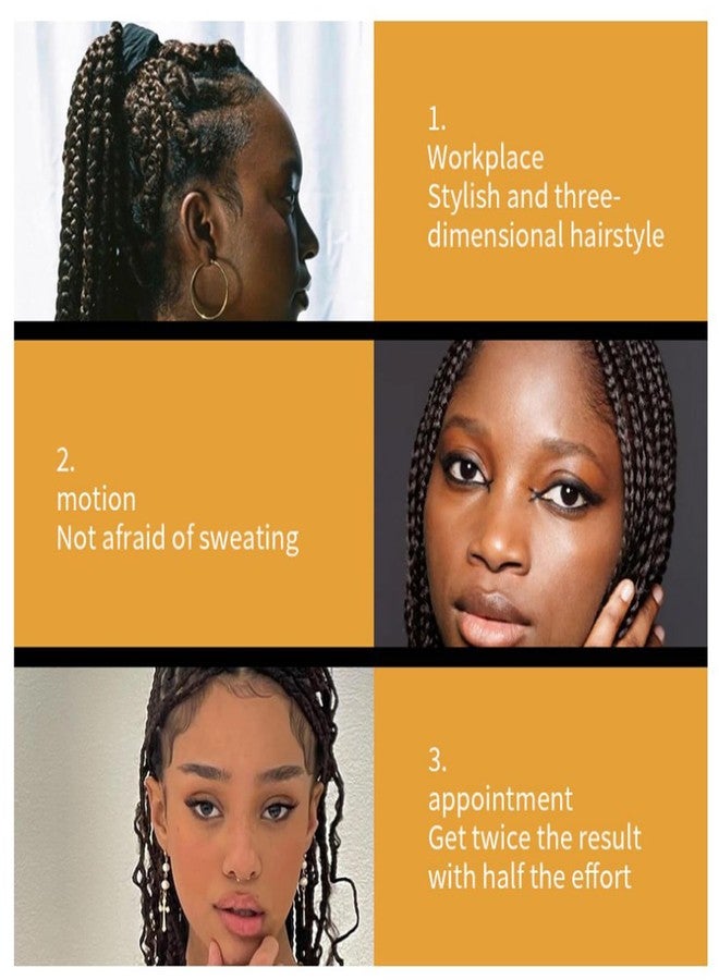 RoseFlower 4OZ Braid Gel, Edge Control for Braids, Extra Hold Conditioning Braiding Gel Natural Gloss Styling Wax for Locs Twists and Edges, Tames Frizz And Keeps Hair Wig In Place - Image 3
