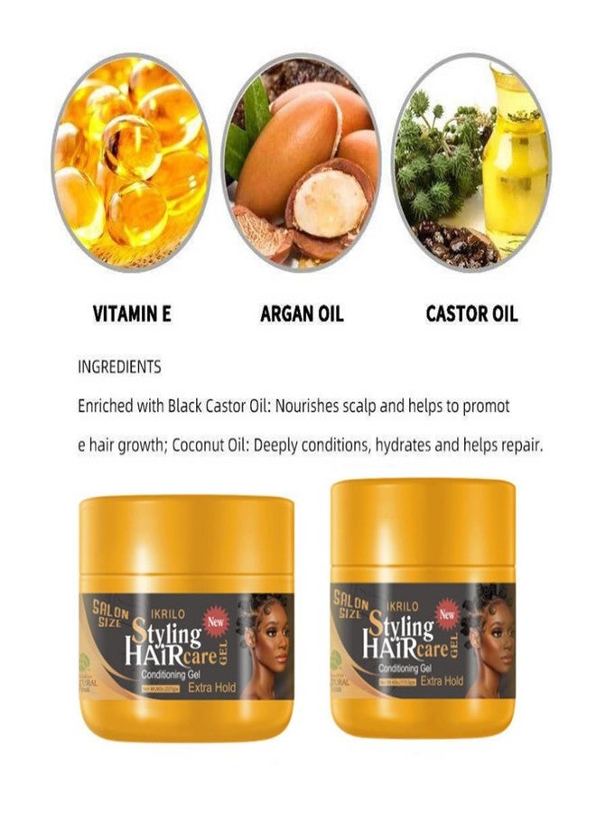 RoseFlower 4OZ Braid Gel, Edge Control for Braids, Extra Hold Conditioning Braiding Gel Natural Gloss Styling Wax for Locs Twists and Edges, Tames Frizz And Keeps Hair Wig In Place - Image 4