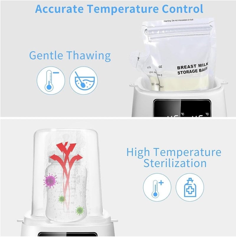 MarlaMall 9-in-1 Fast Baby Bottle Warmer with 48H Thermostat and Accurate Temperature Control - Image 5